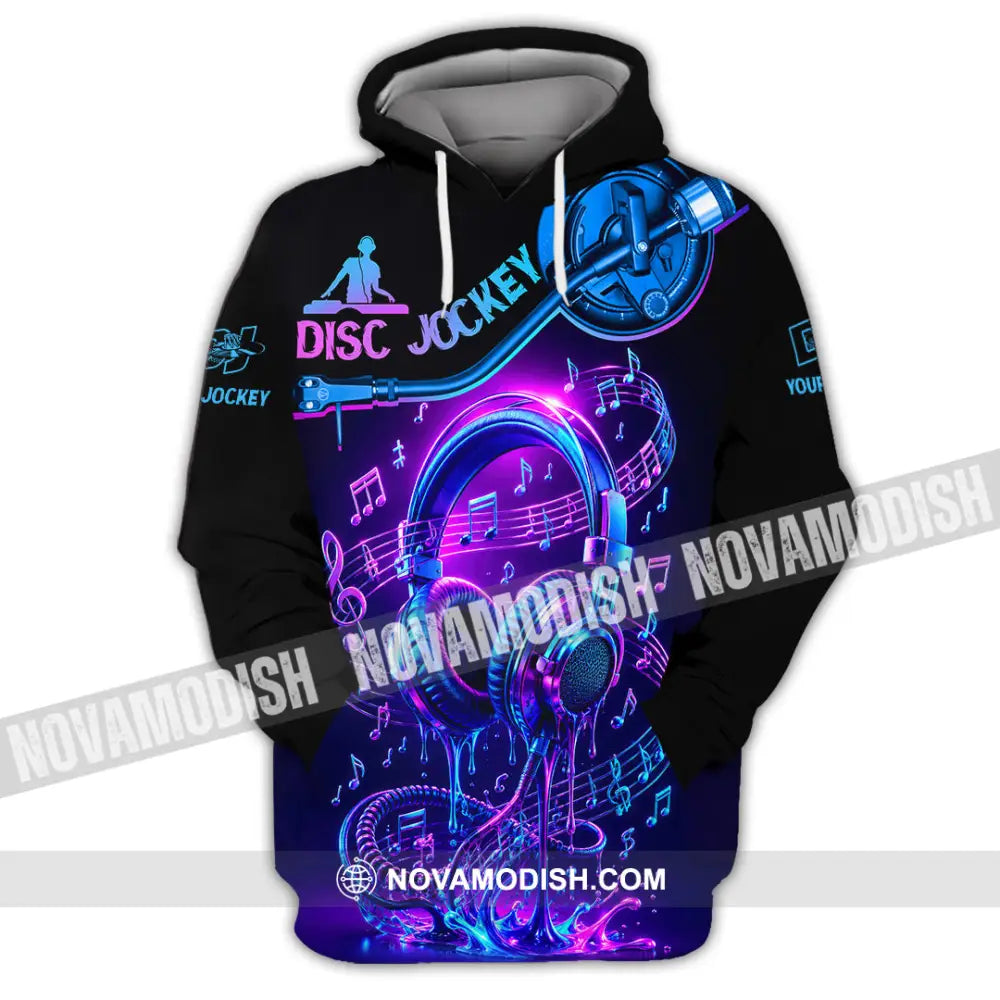 Unisex Shirt - Custom Disc Jockey Shirt - Hoodie / S - T-shirt