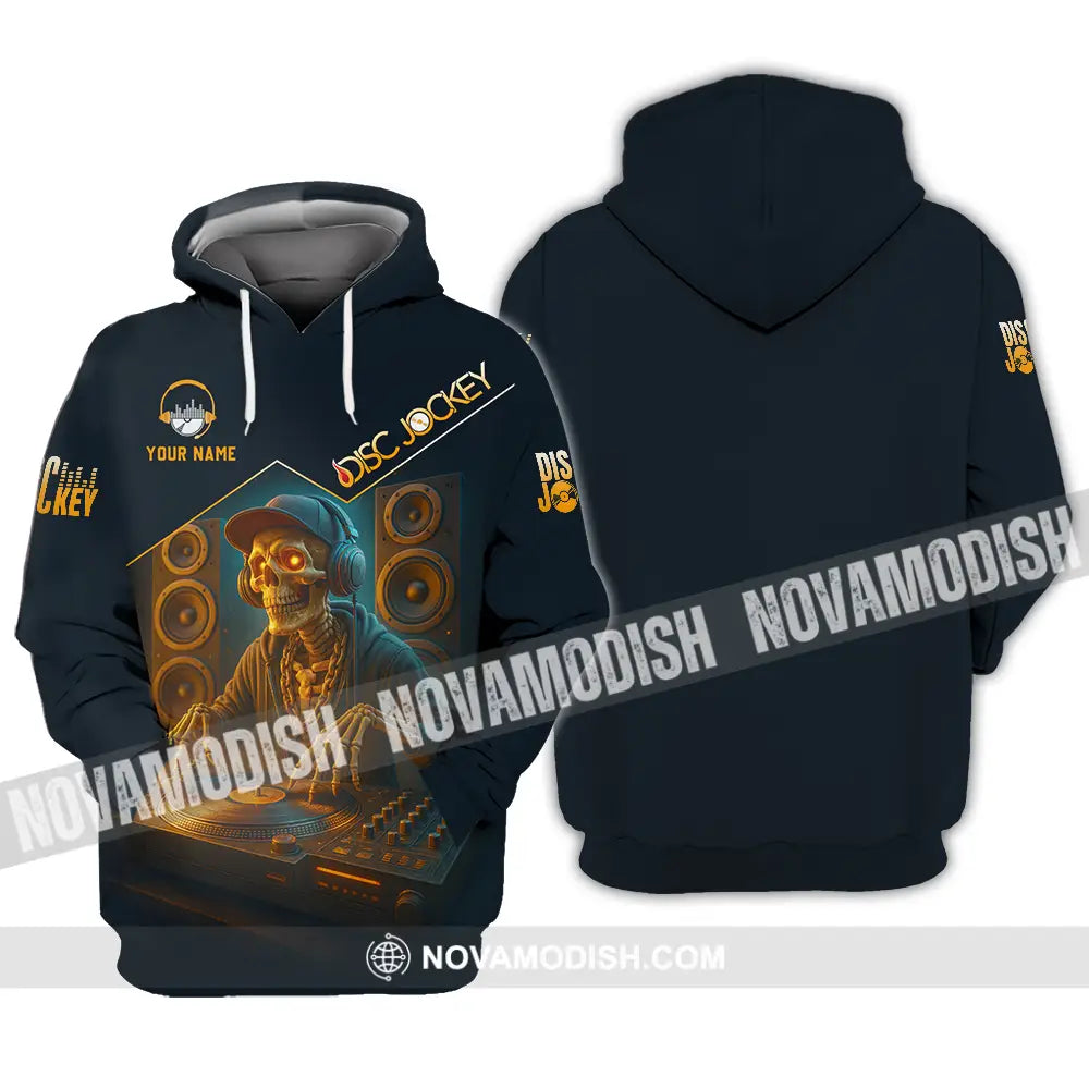 Unisex Shirt - Custom Disc Jockey Shirt Hoodie / S T-shirt