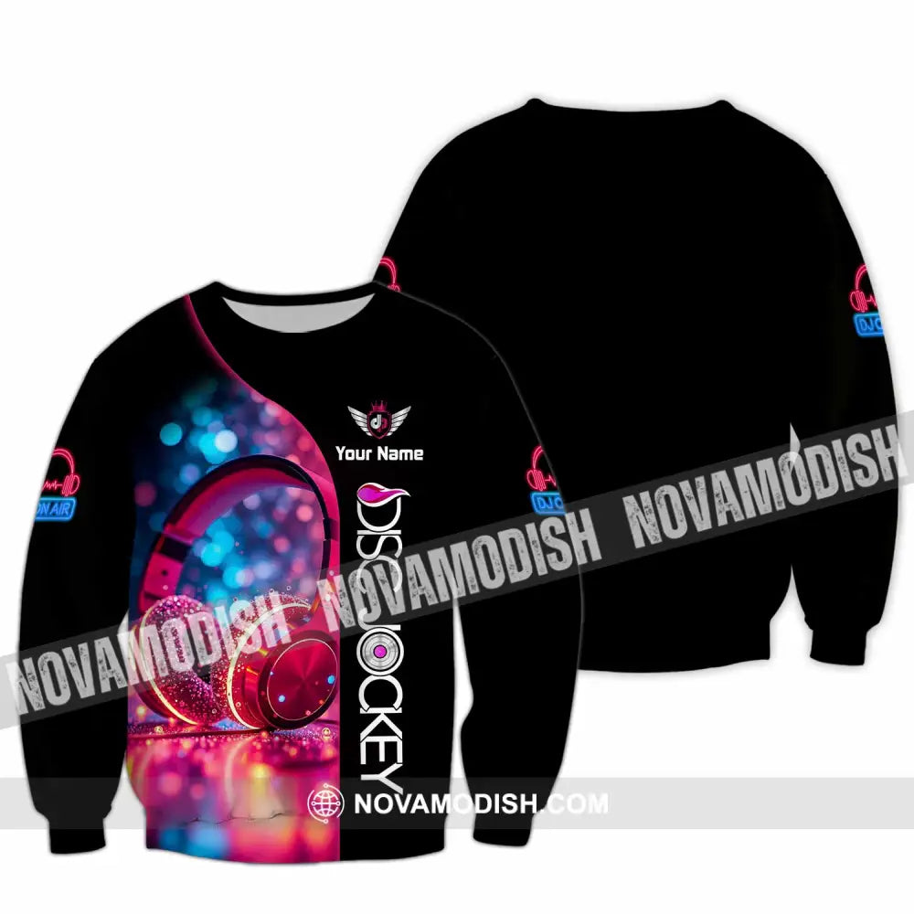 Unisex Shirt - Custom Disc Jockey Shirt - Long Sleeve / S - T-shirt