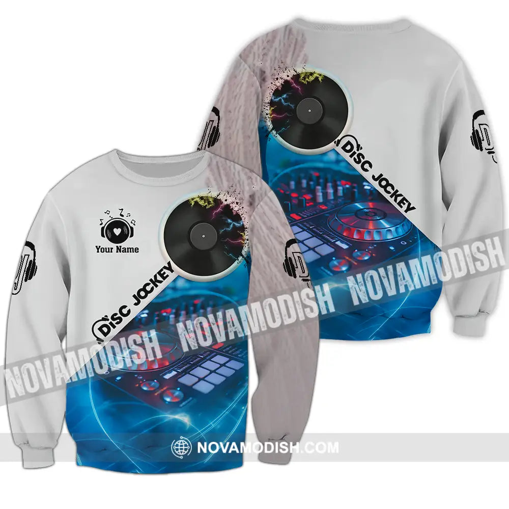 Unisex Shirt - Custom Disc Jockey Shirt Long Sleeve / S T-shirt