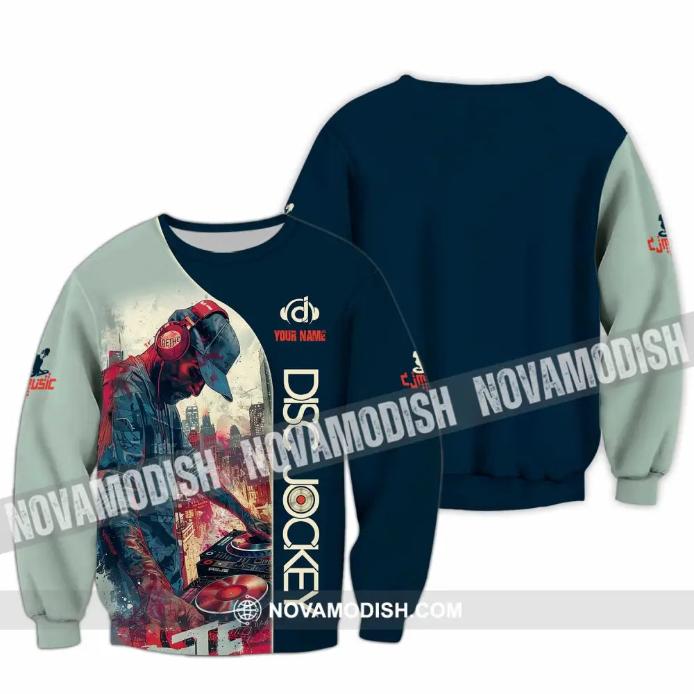 Unisex Shirt - Custom Disc Jockey Shirt Long Sleeve / S T-shirt