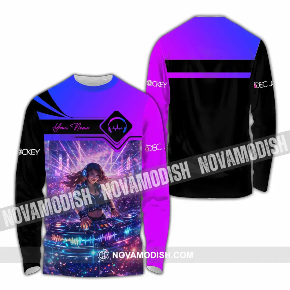 Unisex Shirt - Custom Disc Jockey Shirt - Long Sleeve Shirt / S - T-shirt