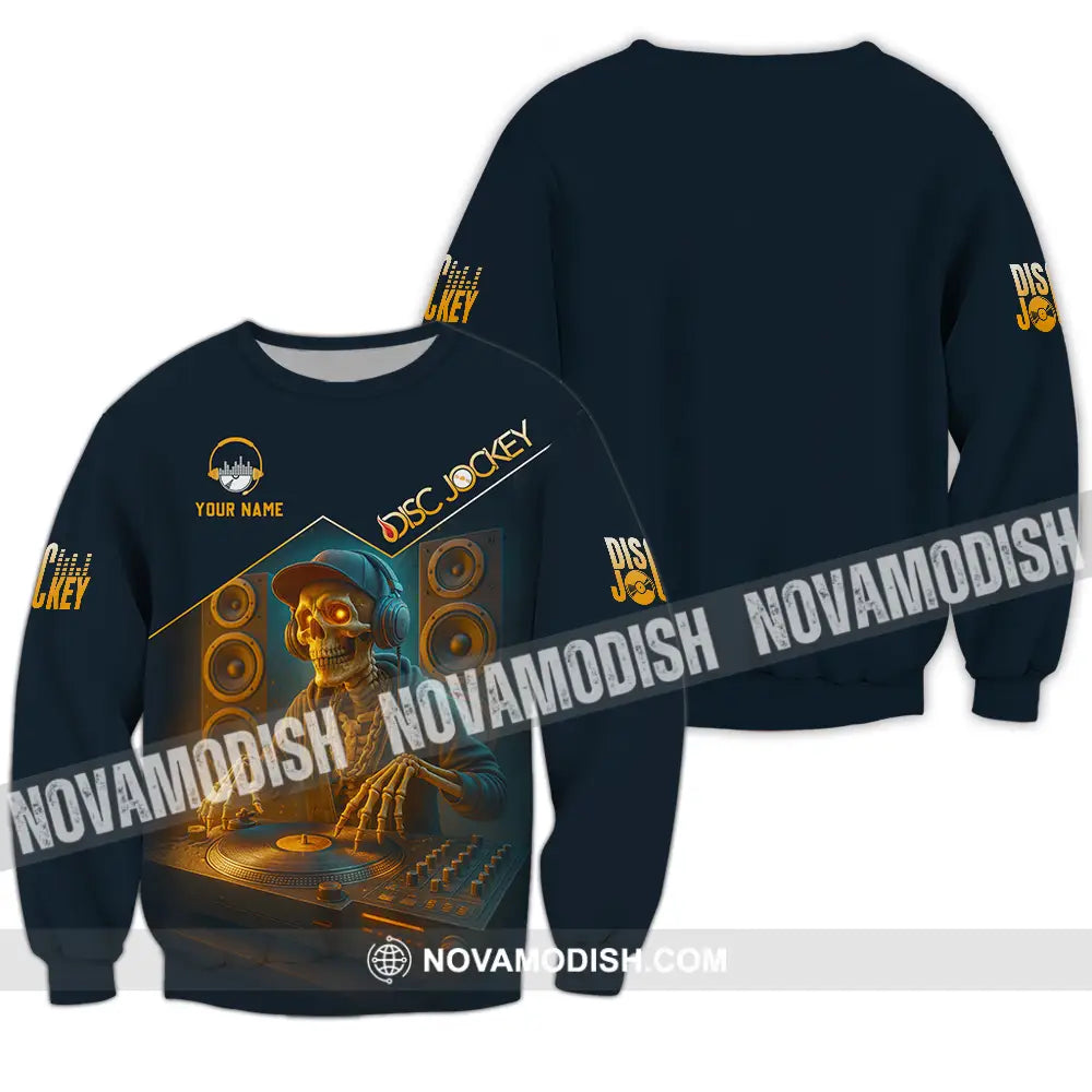 Unisex Shirt - Custom Disc Jockey Shirt Long Sleeve / S T-shirt