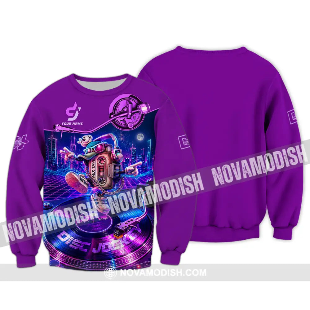 Unisex Shirt - Custom Disc Jockey Shirt - Long Sleeve / S - T-shirt