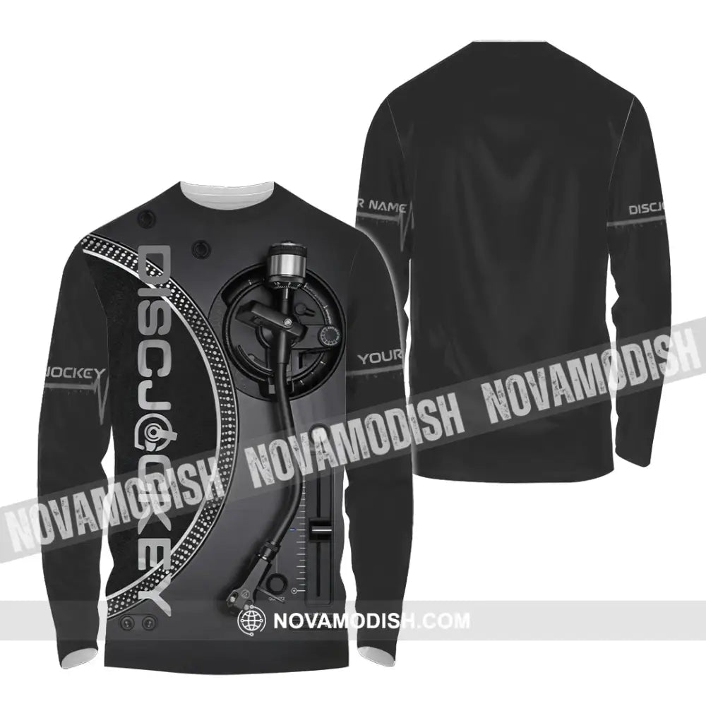 Unisex Shirt - Custom Disc Jockey Shirt - Long Sleeve Shirt / S - T-shirt