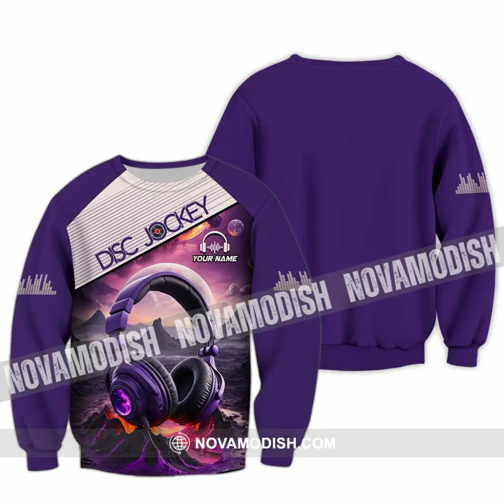 Unisex Shirt - Custom Disc Jockey Shirt Long Sleeve / S T-shirt