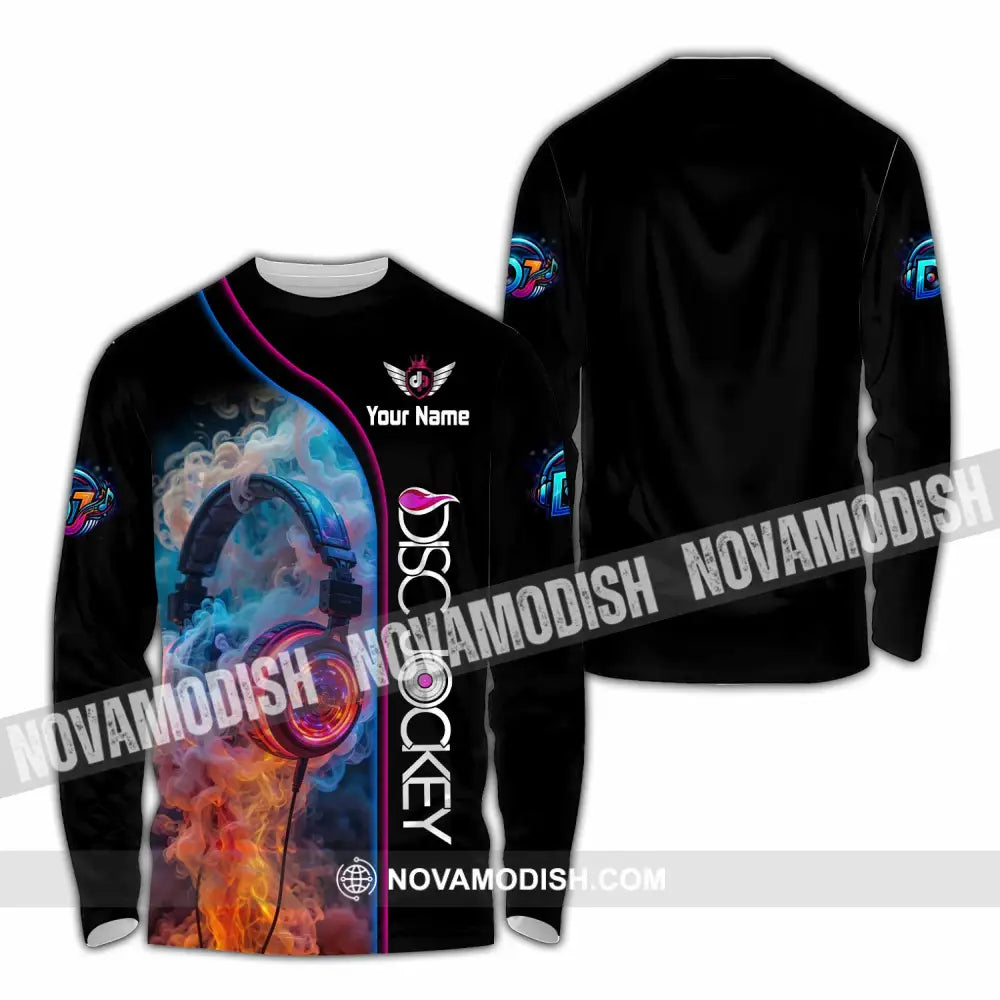 Unisex Shirt - Custom Disc Jockey Shirt - Long Sleeve Shirt / S - T-shirt