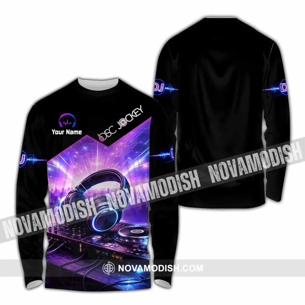 Unisex Shirt - Custom Disc Jockey Shirt - Long Sleeve Shirt / S - T-shirt