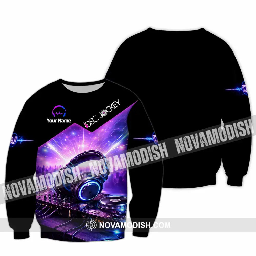Unisex Shirt - Custom Disc Jockey Shirt - Long Sleeve / S - T-shirt