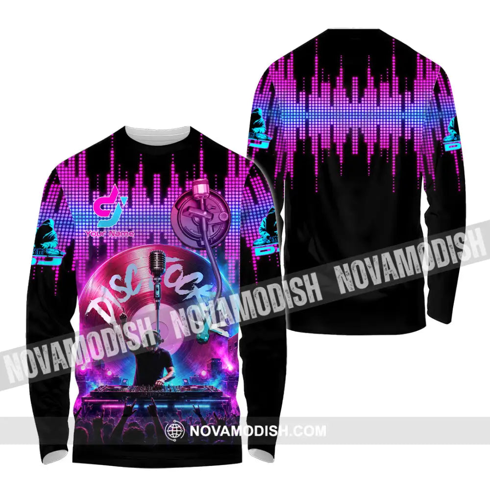 Unisex Shirt - Custom Disc Jockey Shirt - Long Sleeve Shirt / S - T-shirt