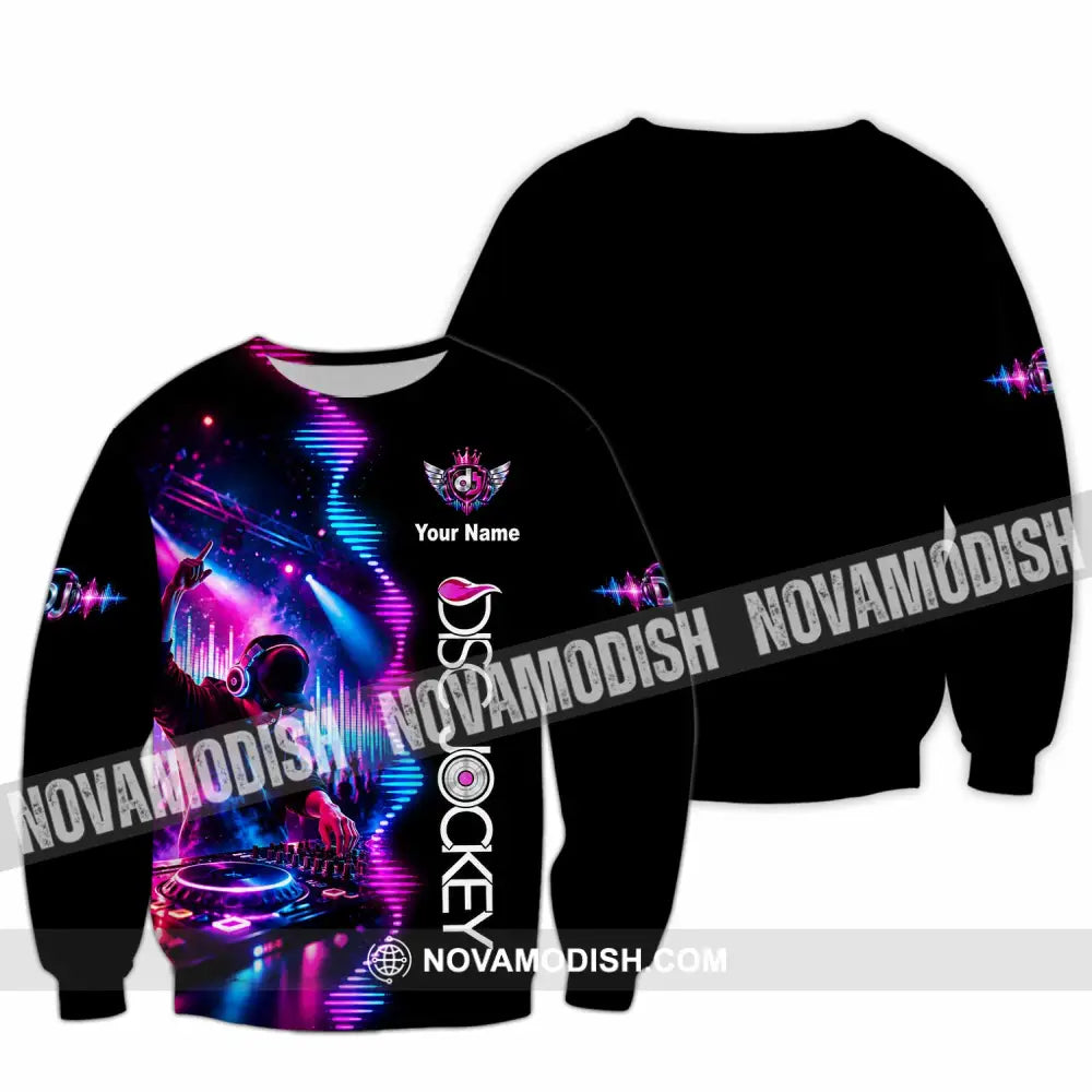 Unisex Shirt - Custom Disc Jockey Shirt - Long Sleeve / S - T-shirt