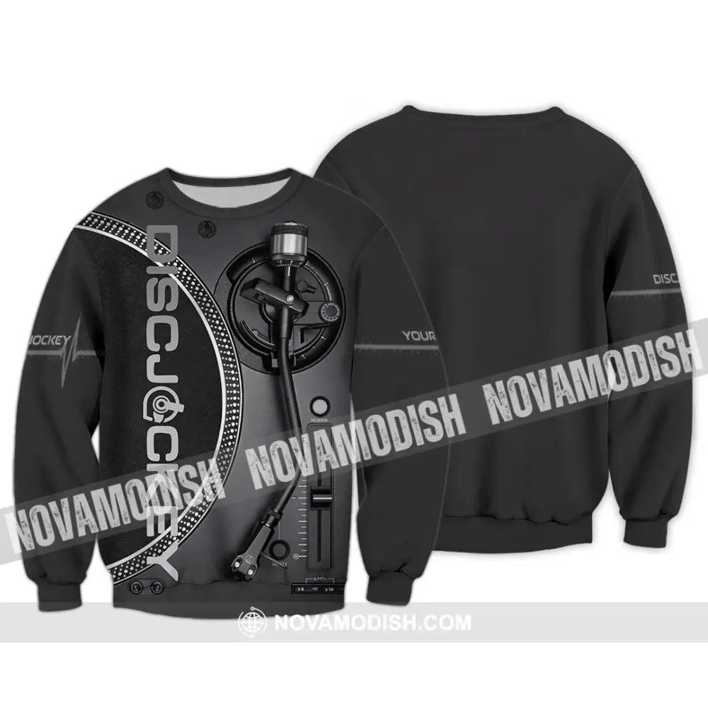 Unisex Shirt - Custom Disc Jockey Shirt - Long Sleeve / S - T-shirt