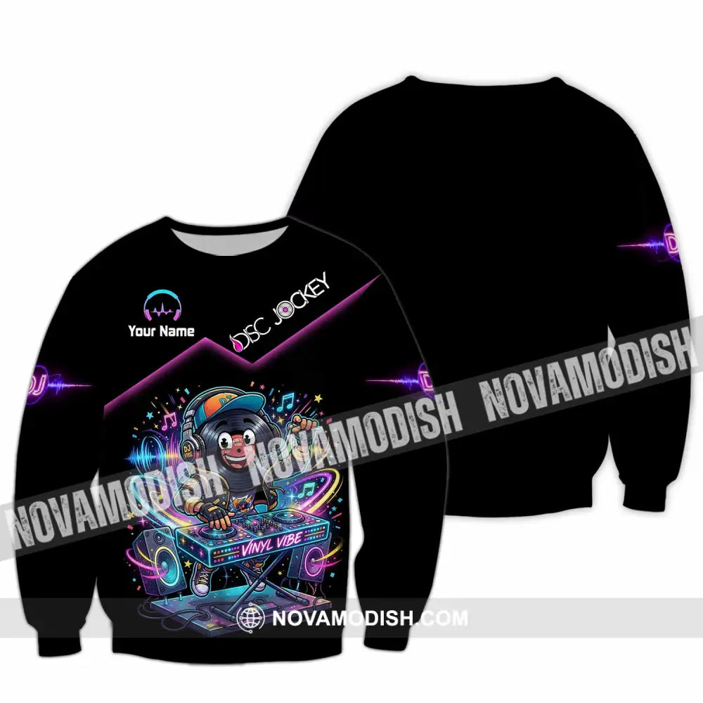 Unisex Shirt - Custom Disc Jockey Shirt - Long Sleeve / S - T-shirt