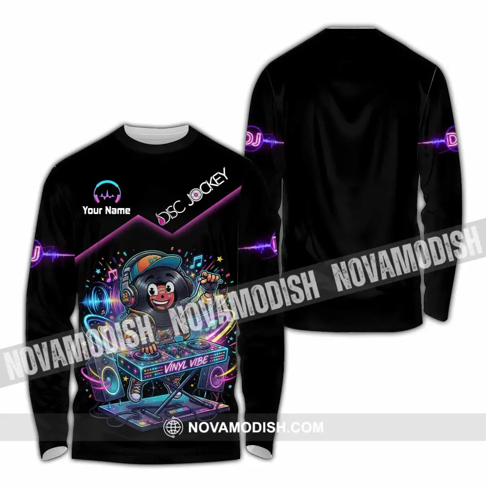 Unisex Shirt - Custom Disc Jockey Shirt - Long Sleeve Shirt / S - T-shirt
