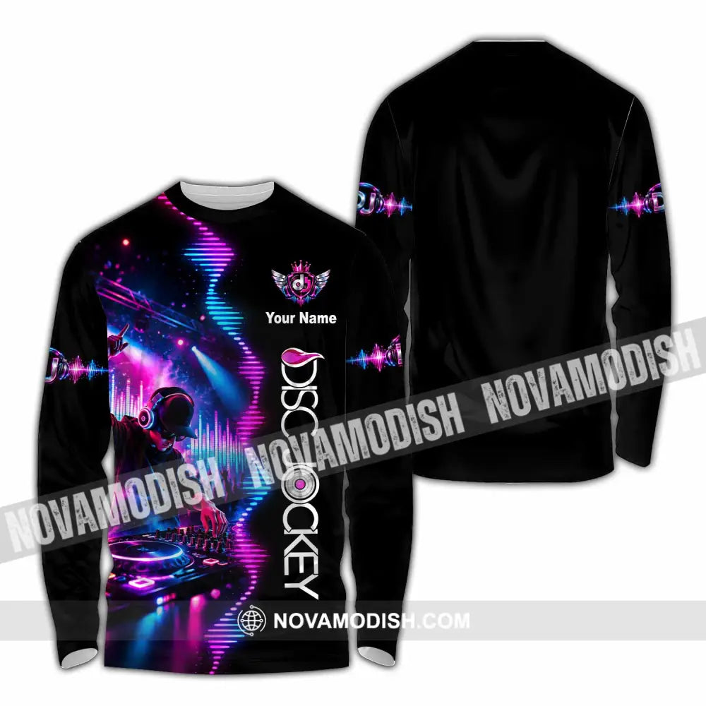 Unisex Shirt - Custom Disc Jockey Shirt - Long Sleeve Shirt / S - T-shirt