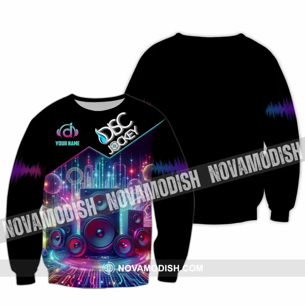 Unisex Shirt - Custom Disc Jockey Shirt Long Sleeve / S T-shirt