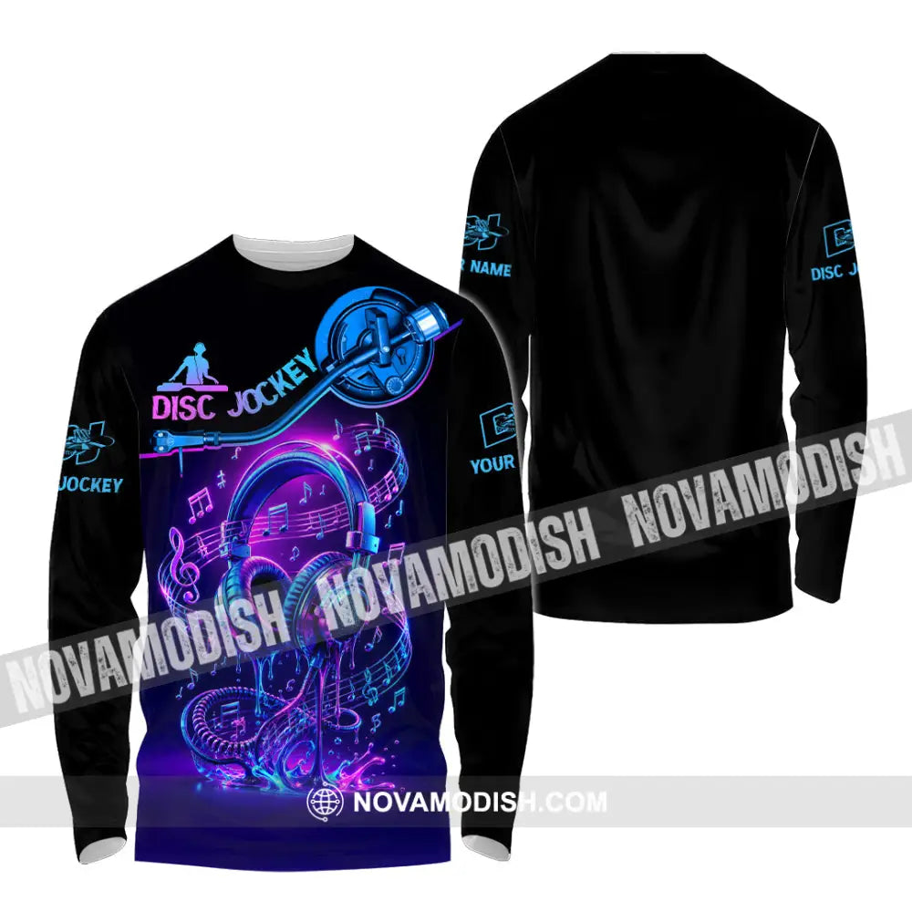 Unisex Shirt - Custom Disc Jockey Shirt - Long Sleeve Shirt / S - T-shirt