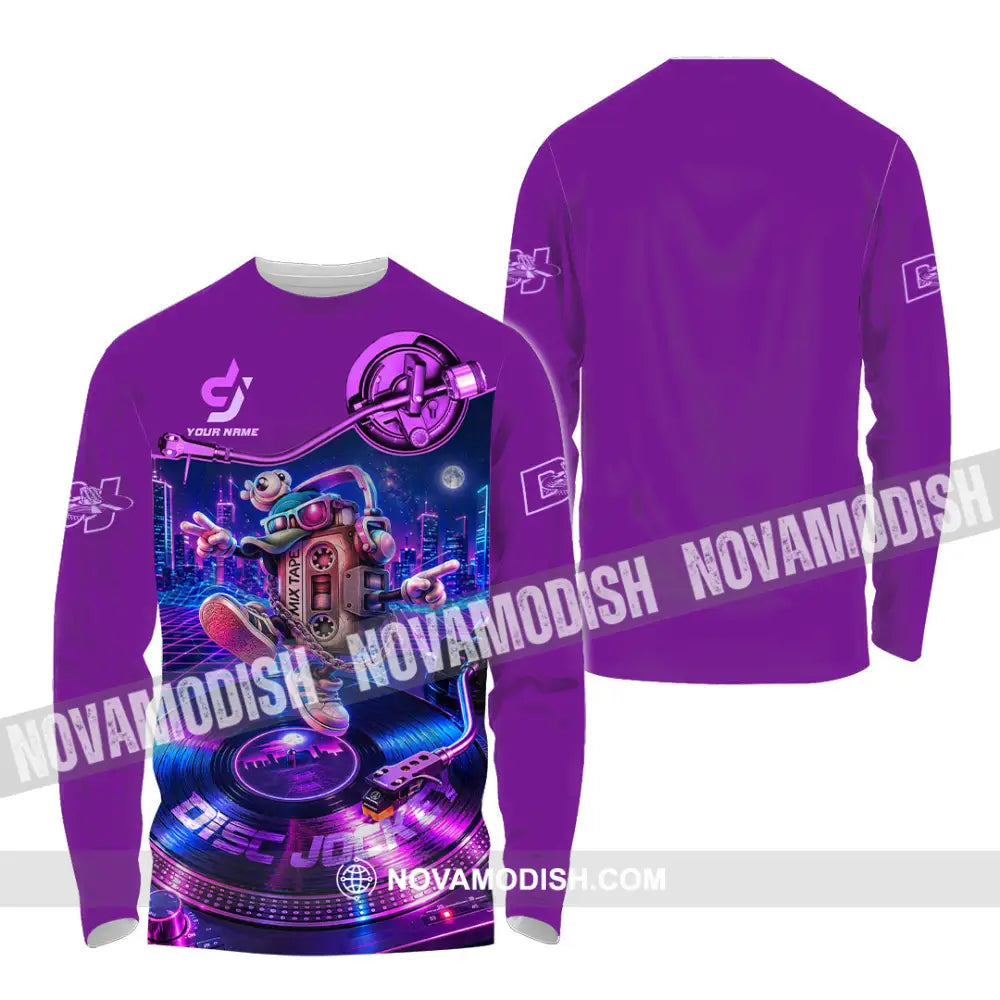 Unisex Shirt - Custom Disc Jockey Shirt - Long Sleeve Shirt / S - T-shirt