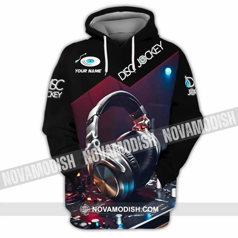Unisex Shirt - Custom Disc Jockey Lover Shirt Hoodie / S T-shirt