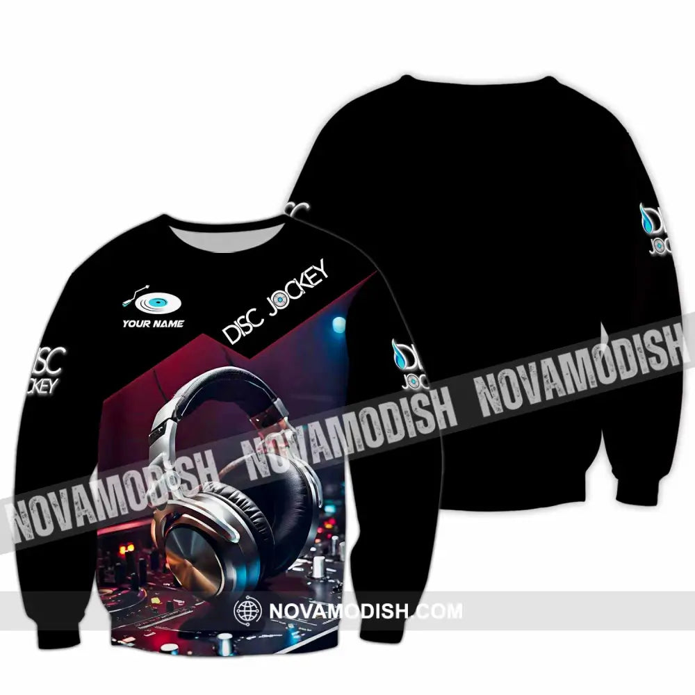 Unisex Shirt - Custom Disc Jockey Lover Shirt Long Sleeve / S T-shirt