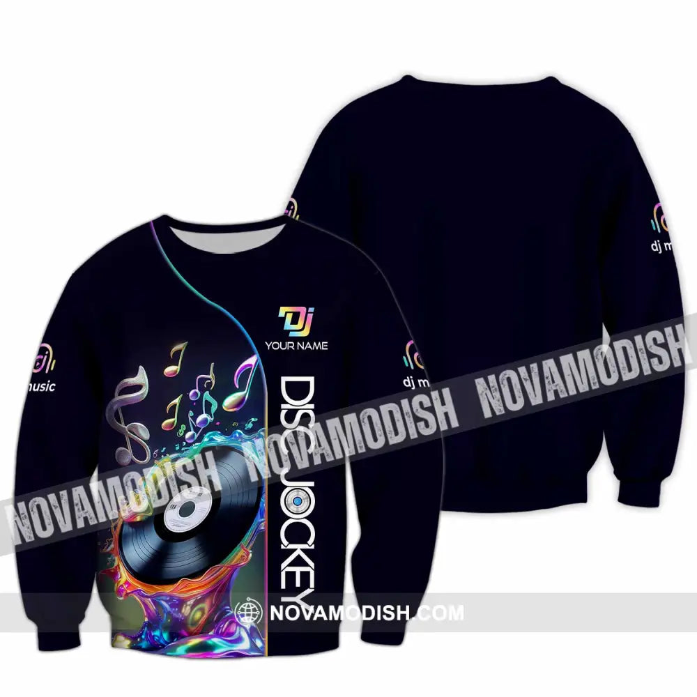 Unisex Shirt - Custom Disc Jockey Lover Shirt Long Sleeve / S T-shirt
