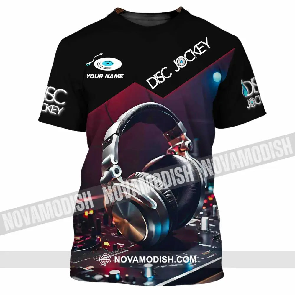 Unisex Shirt - Custom Disc Jockey Lover Shirt T-Shirt / S T-shirt