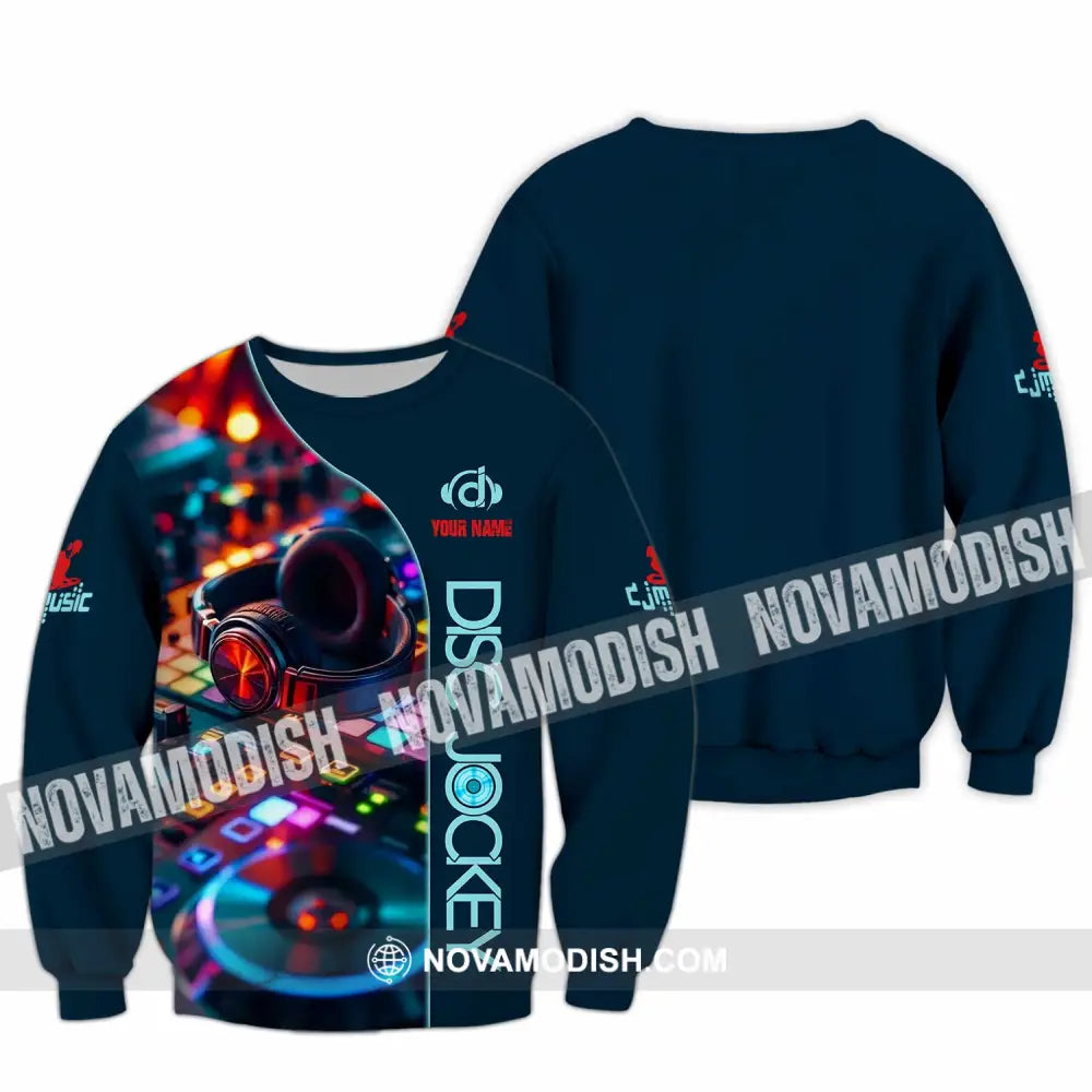 Unisex Shirt - Custom Disc Jockey Party Shirt Long Sleeve / S T-shirt