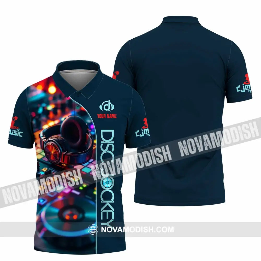 Unisex Shirt - Custom Disc Jockey Party Shirt Polo Shirt / S T-shirt