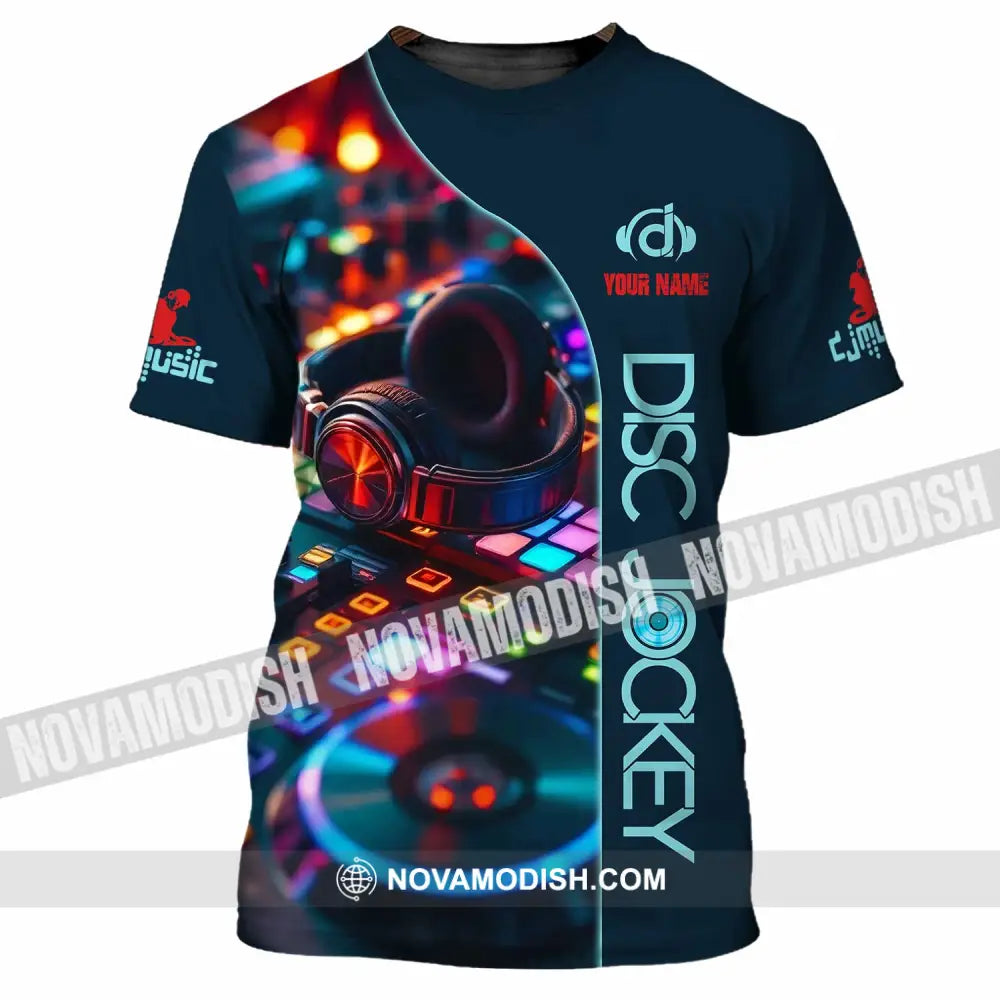 Unisex Shirt - Custom Disc Jockey Party Shirt T-Shirt / S T-shirt