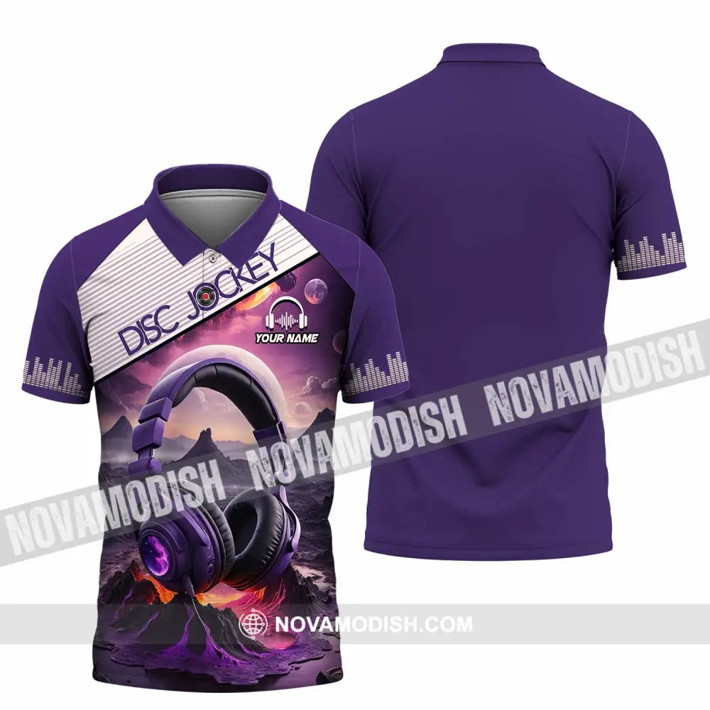 Unisex Shirt - Custom Disc Jockey Shirt Polo Shirt / S T-shirt
