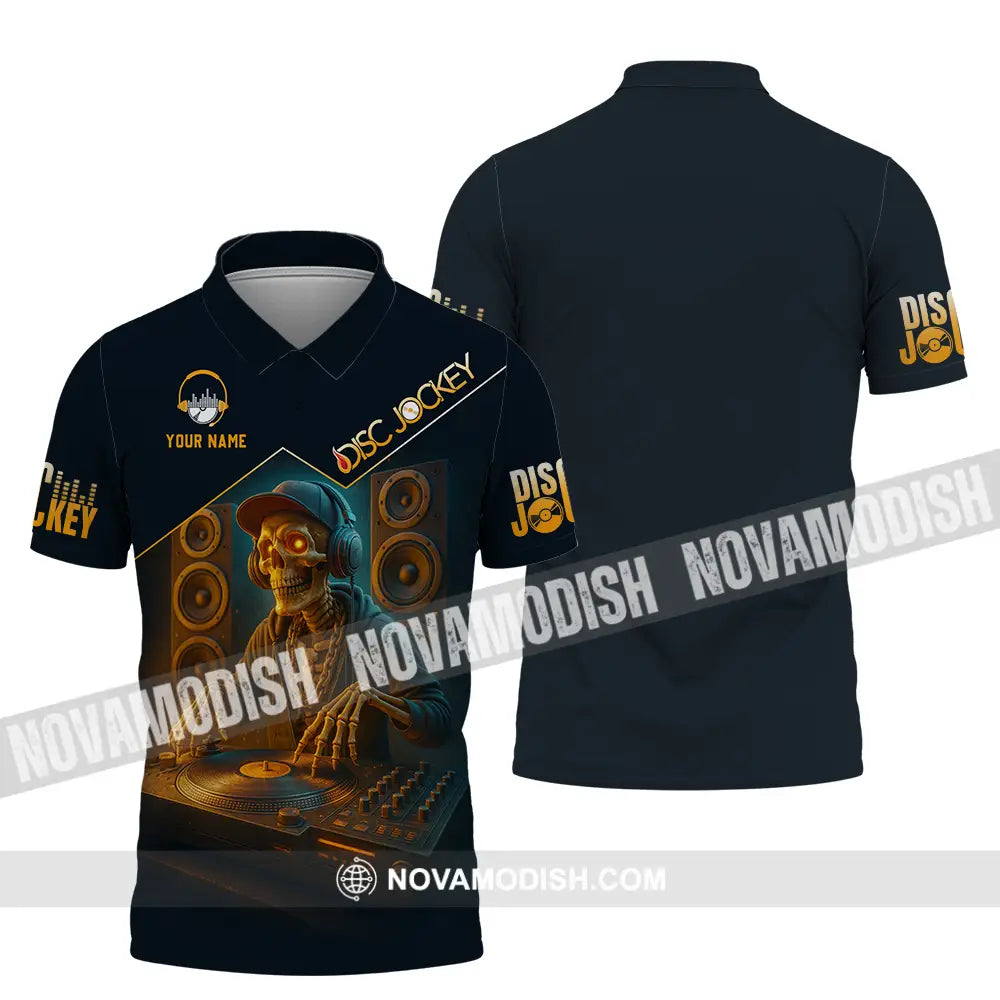 Unisex Shirt - Custom Disc Jockey Shirt Polo Shirt / S T-shirt
