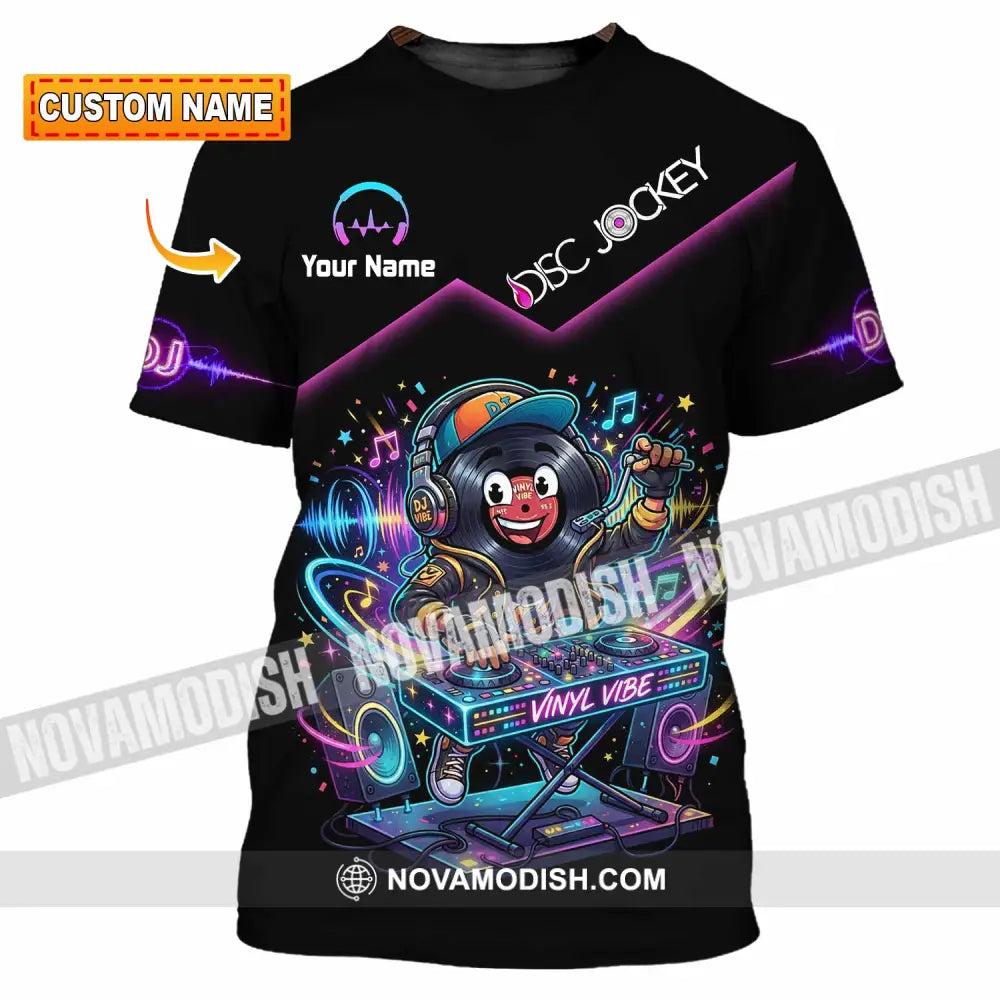 Unisex Shirt - Custom Disc Jockey Shirt - T-shirt