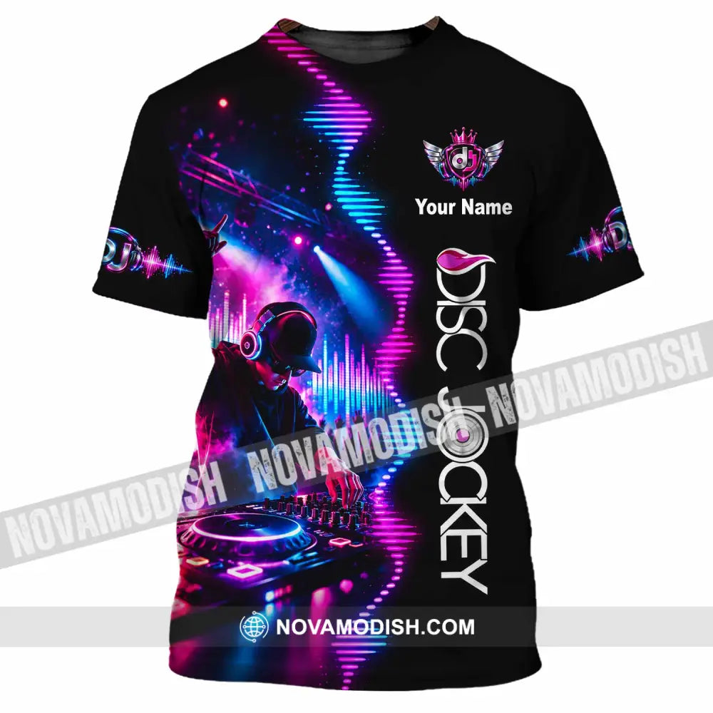 Unisex Shirt - Custom Disc Jockey Shirt - T-Shirt / S - T-shirt
