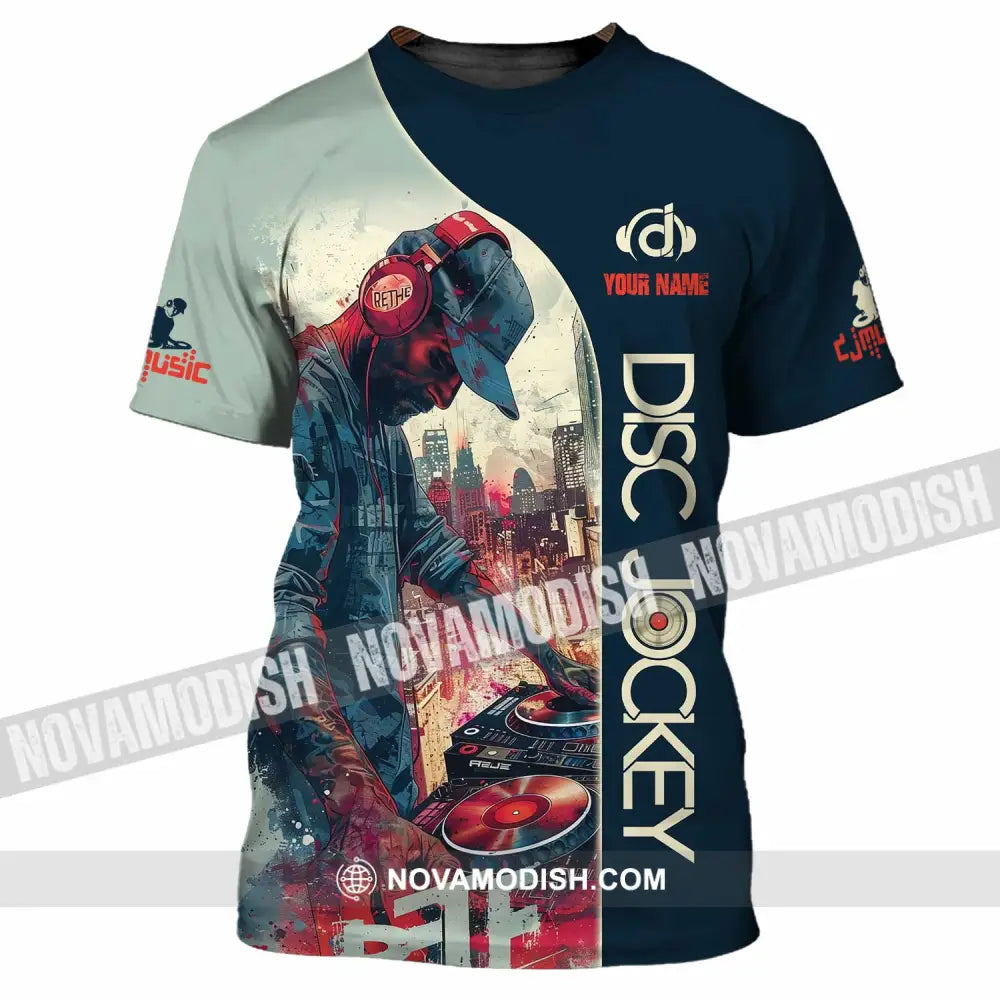 Unisex Shirt - Custom Disc Jockey Shirt T-Shirt / S T-shirt