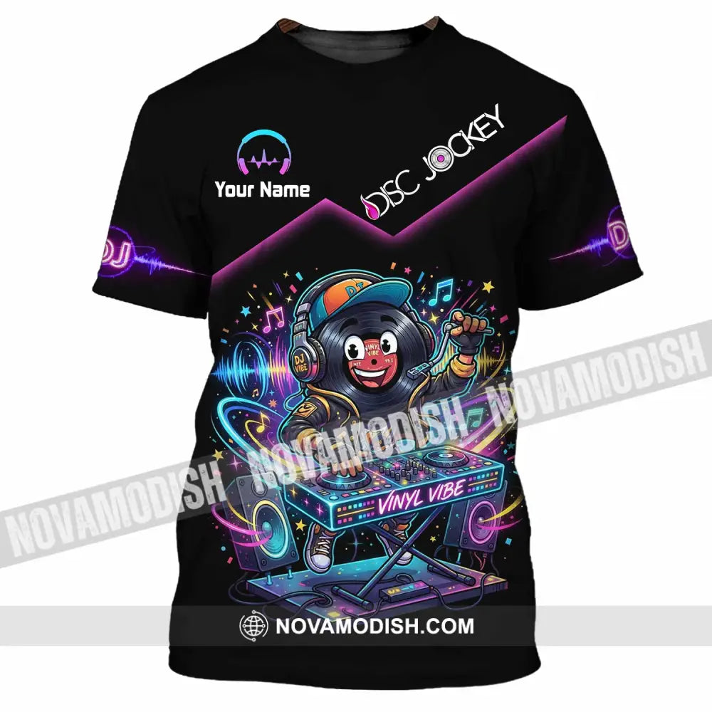 Unisex Shirt - Custom Disc Jockey Shirt - T-Shirt / S - T-shirt