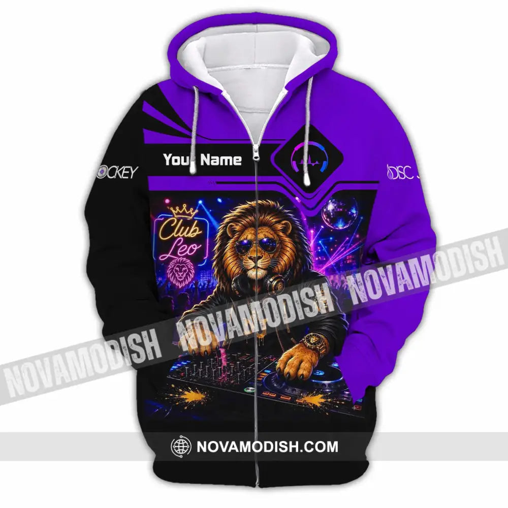 Unisex Shirt - Custom Disc Jockey Shirt - Zipper Hoodie / S - T-shirt