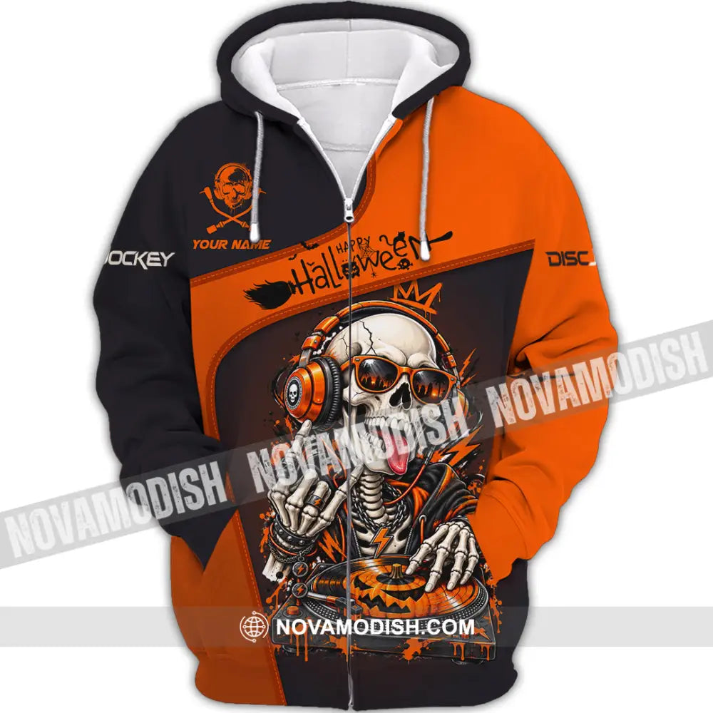 Unisex Shirt - Custom Disc Jockey Shirt - Zipper Hoodie / S - T-shirt
