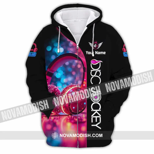 Unisex Shirt - Custom Disc Jockey Shirt - Zipper Hoodie / S - T-shirt
