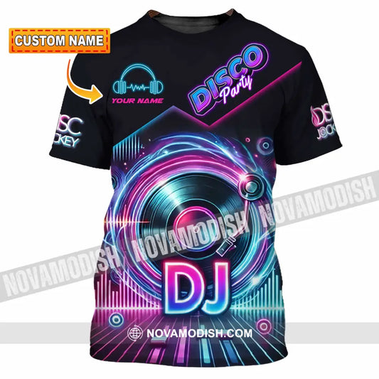 Unisex Shirt - Custom Disco Party DJ Shirt T-shirt