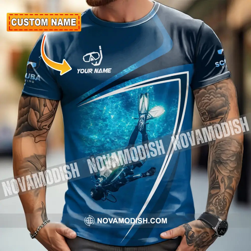 Unisex Shirt - Custom Diving 3D Shirt T-shirt