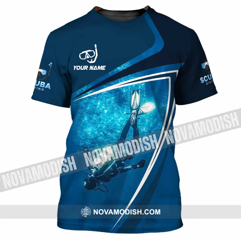 Unisex Shirt - Custom Diving 3D Shirt T-Shirt / S T-shirt