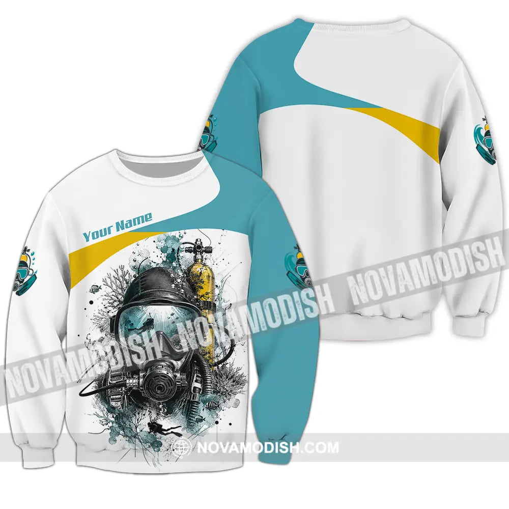 Unisex Shirt - Custom Diving Shirt - Long Sleeve / S - T-shirt
