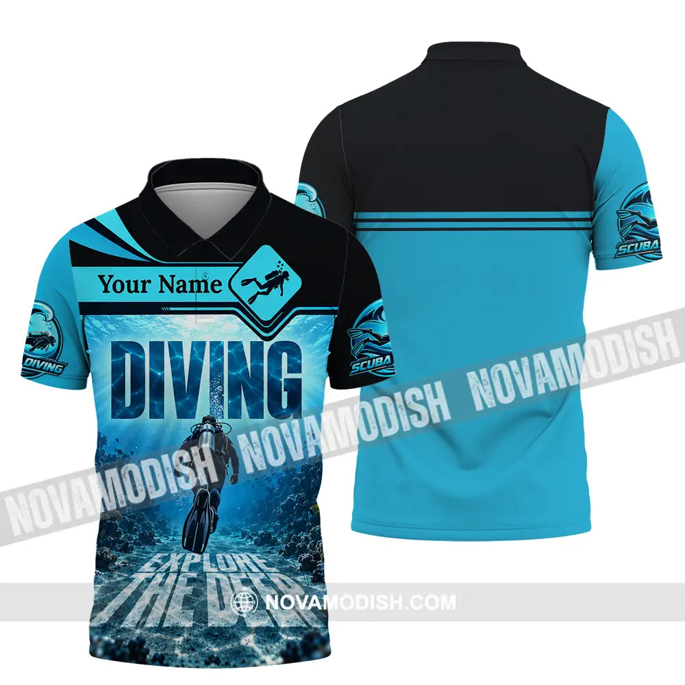 Unisex Shirt - Custom Diving Shirt - Polo Shirt / S - T-shirt