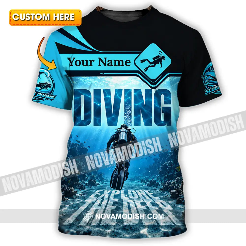 Unisex Shirt - Custom Diving Shirt - T-shirt