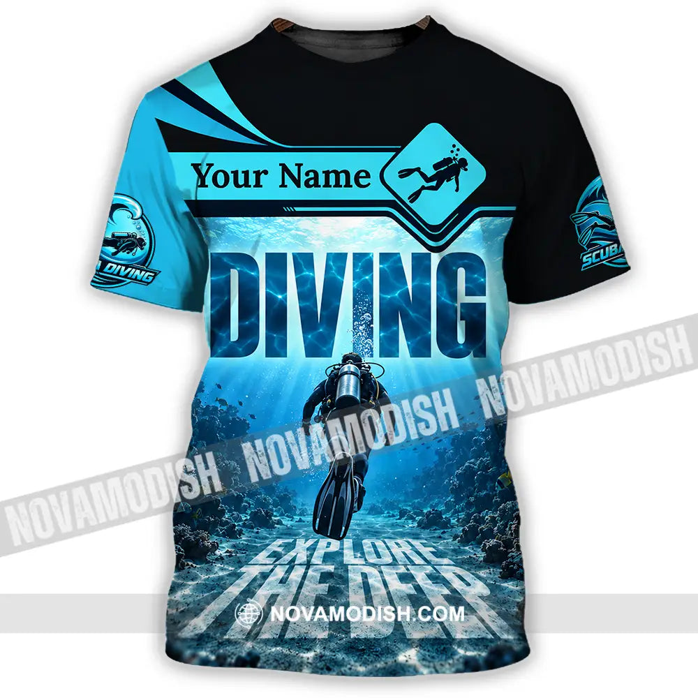 Unisex Shirt - Custom Diving Shirt - T-Shirt / S - T-shirt