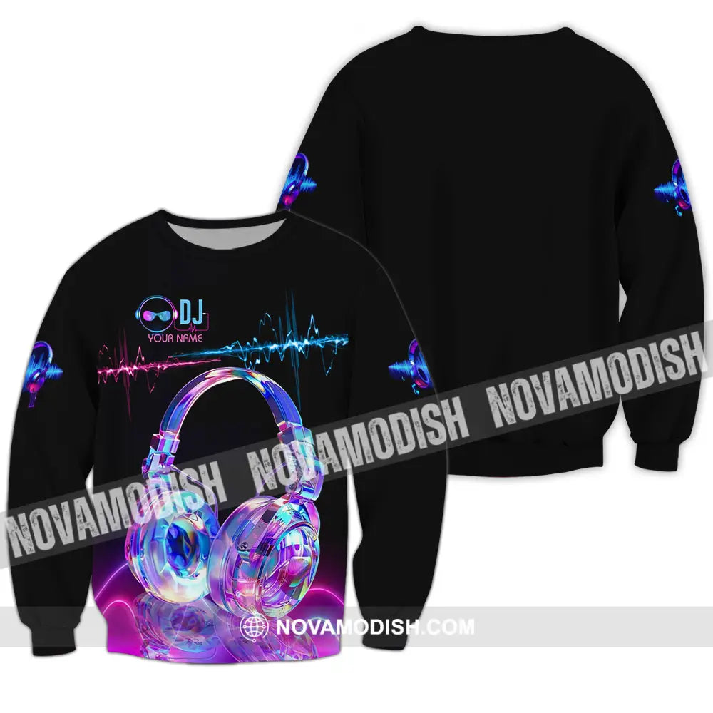 Unisex Shirt - Custom DJ 3D Shirt Long Sleeve / S T-shirt