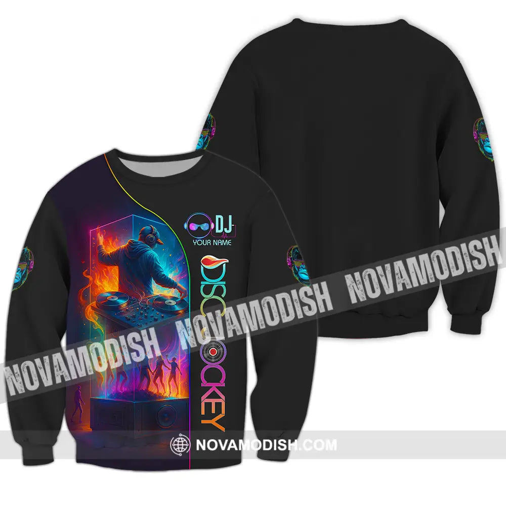 Unisex Shirt - Custom DJ 3D Shirt Long Sleeve / S T-shirt