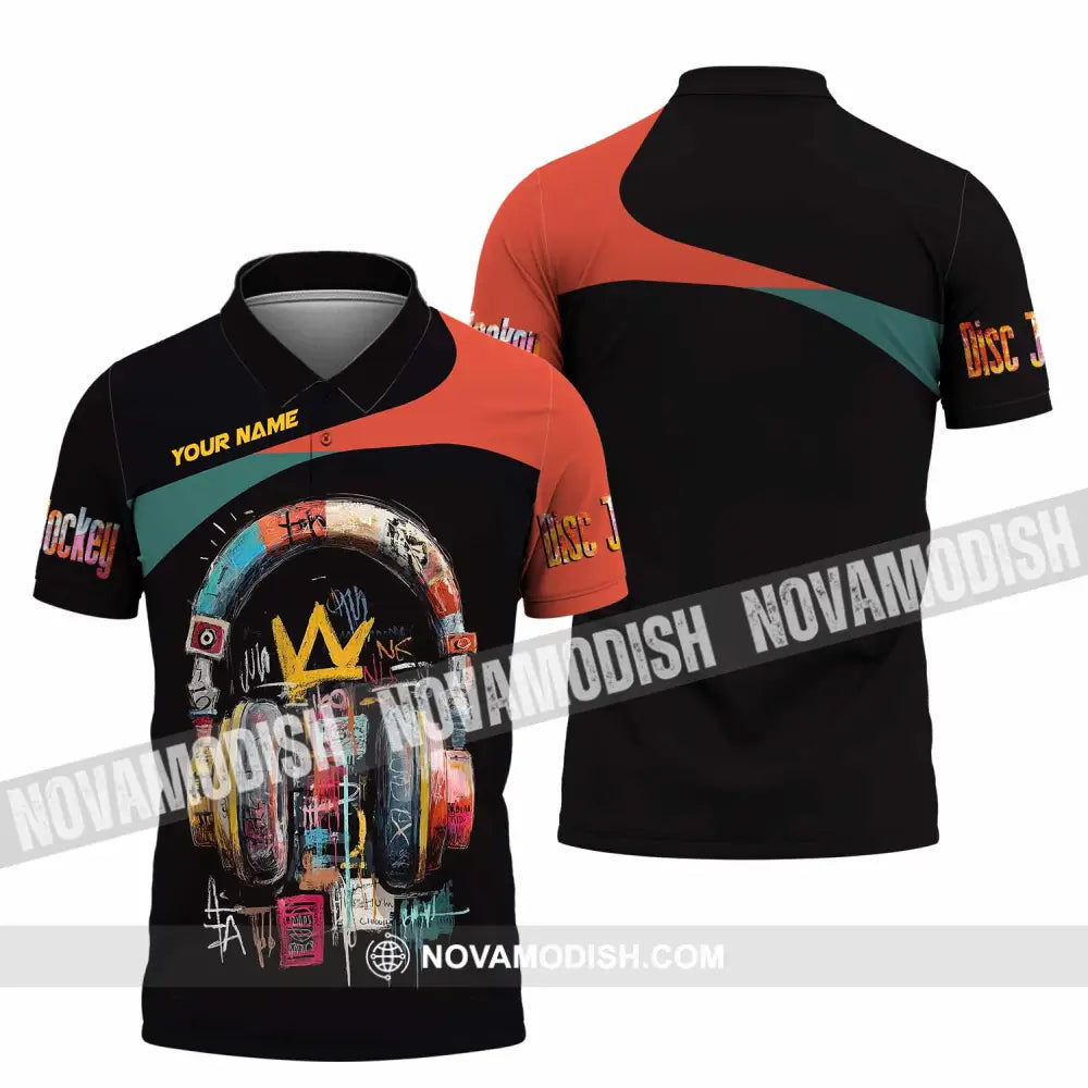 Unisex Shirt - Custom DJ 3D Shirt Polo Shirt / S T-shirt