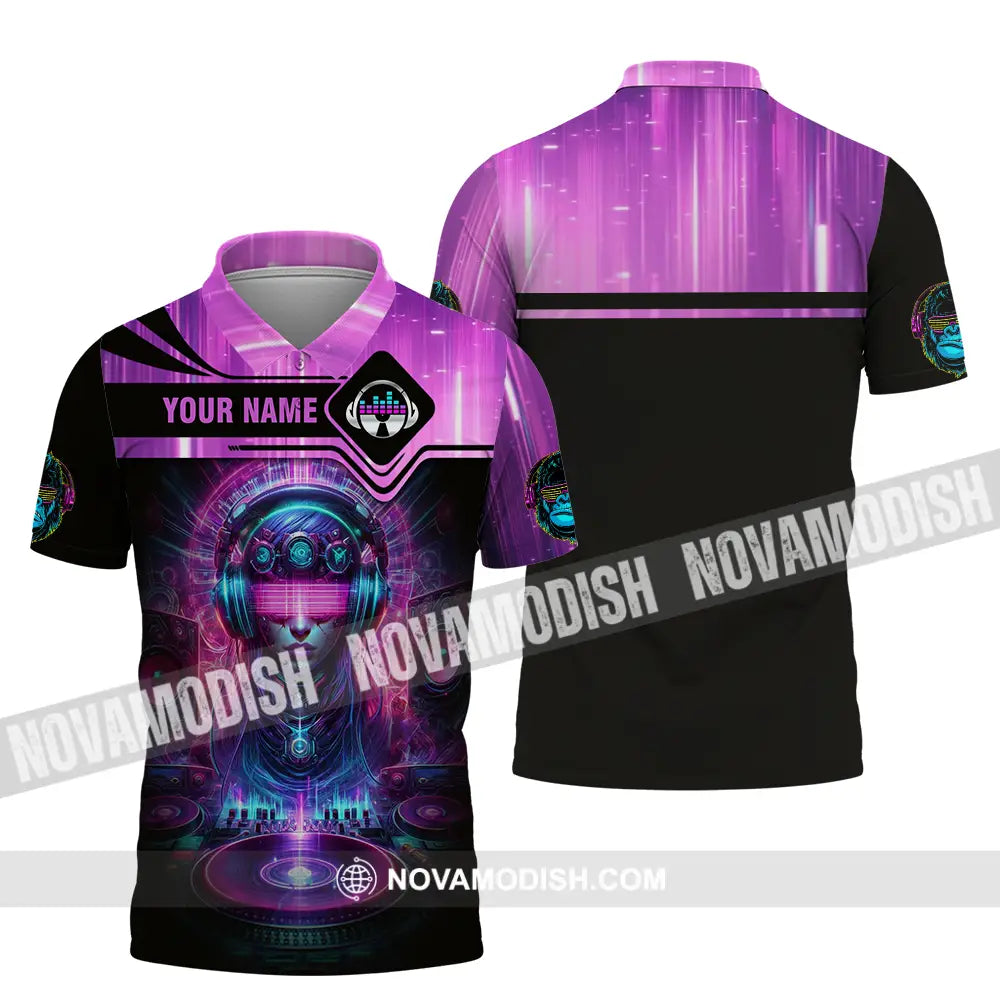Unisex Shirt - Custom DJ 3D Shirt Polo Shirt / S T-shirt