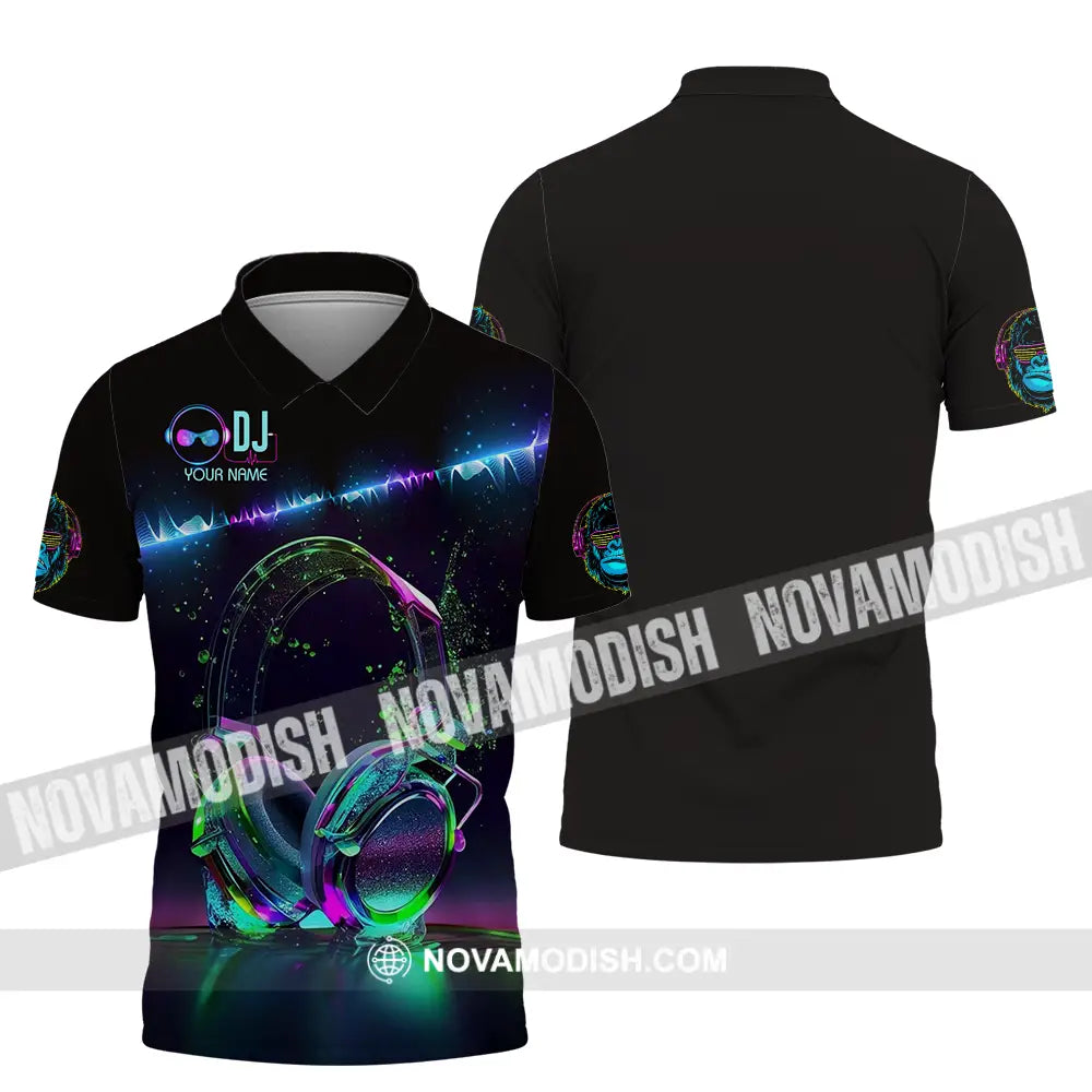Unisex Shirt - Custom DJ 3D Shirt Polo Shirt / S T-shirt